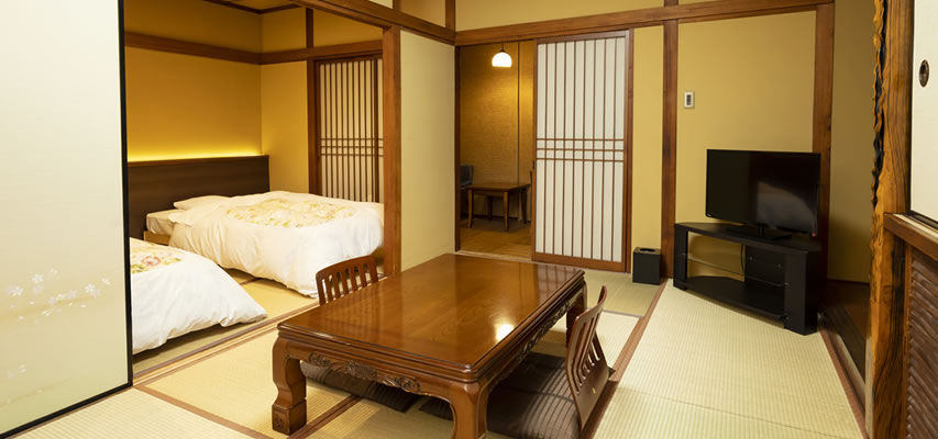 14畳和室角部屋「浜菊」「浜木綿」