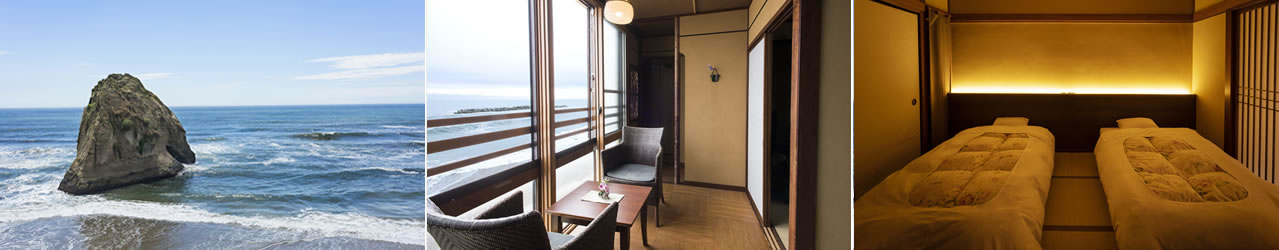 14畳和室角部屋「浜菊」「浜木綿」